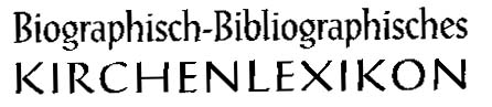 Biographisch-Bibliographisches Kirchenlexikon